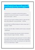 Smart Serve Exam Newest 2026-2027&period; Questions & Correct Answers&period; Graded A