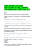 IAAO - COURSE 101 EXAM QUESTIONS & ACTUAL CORRECT ANSWERS RATED 100&percnt; COMPLETE