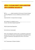 NFPA 10 EXAM SCRIPT 2026 QUESTIONS WITH ANSWERS GRADED A