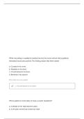 NUR 681 EXAM 1 QUESTIONS WITH CORRECT ANSWERS