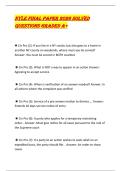 NYLE FINAL PAPER 2026 SOLVED QUESTIONS GRADED A