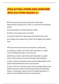 NYLE ACTUAL PAPER 2026 QUESTIONS WITH SOLUTIONS GRADED A