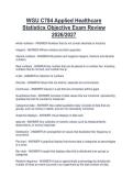 WGU C784 Applied Healthcare&NewLine;Statistics Objective Exam Review&NewLine;2026&sol;2027