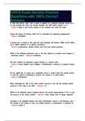 CWCA Exam Secrets Practice Questions with 100&percnt; Correct Answers