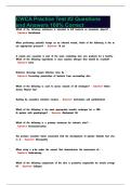 CWCA Practice Test &num;2 Questions and Answers 100&percnt; Correct 