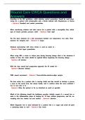 Wound Care CWCA Questions and Answers