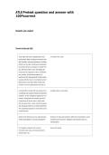 ATLS Pretest question and answer with 100&percnt;correct 