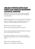 ASQ CQA CERTIFICATION EXAM&NewLine;SCRIPT 2026 COMPLETE QUESTIONS&NewLine;ACCURATE ANSWERS