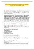 PHIL 347 EXAM QUESTIONS AND ANSWERS - 100&percnt; VERIFIED - LATEST 2026 - GUARANTEED PASS&NewLine;&NewLine;