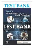 Gould&rsquo;s Pathophysiology for the Health Professions &lpar;7th Edition&rpar;&comma; VanMeter & Hubert&comma; Comprehensive Test Bank &ndash; Exam Questions with Answers and Rationales