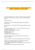 PHIL 347 MIDTERM EXAM READY - VERIFIED QUESTIONS AND ANSWERS - COMPREHENSIVE LATEST VERSION