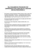 FBLA PARLIAMENTARY PROCEDURES TEST&NewLine;COMPREHENSIVE STUDY GUIDE 2026 FULL QUESTIONS&NewLine;AND SOLUTIONS GRADED A&plus;