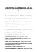 FBLA PARLIAMENTARY PROCEDURES TEST PRACTICE&NewLine;EXAMINATION 2026 QUESTIONS WITH ANSWERS GRADED&NewLine;A&plus;