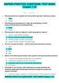 NAPSRX PRACTICE QUESTIONS- TEST BANK &NewLine;Chapter 1-23 