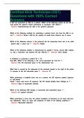 Certified EKG Technician &lpar;CET&rpar; Questions with 100&percnt; Correct Answers