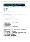 EKG certification Test Questions and Answers Updated 2026