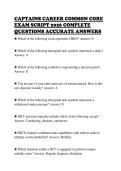 CAPTAINS CAREER COMMON CORE&NewLine;EXAM SCRIPT 2026 COMPLETE&NewLine;QUESTIONS ACCURATE ANSWERS&NewLine;