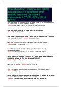 NHA EKG &lpar;CET&rpar; study guide &lpar;2026&rpar; comprehensive questions and verified answers &lpar;detailed & elaborated&rpar; ACTUAL EXAM 2026 TEST&excl;&excl;