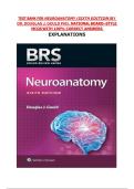 TEST BANK FOR NEUROANATOMY &lpar;SIXTH EDITION&rpar;BY DR&period; DOUGLAS J&period; GOULD PHD&period; NATIONAL BOARD&ndash;STYLE MCQS WITH 100&percnt; CORRECT ANSWERS &NewLine;EXPLANATIONS&NewLine;