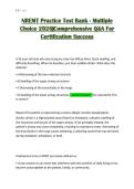 NREMT Practice Test Bank 2026 EMT Certification Multiple Choice Questions Answers Verified EMS Study Guide
