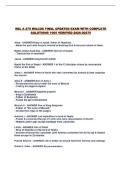REL A 275 WILCOX FINAL UPDATED EXAM WITH COMPLETE SOLUTIONS 1005 VERIFIED 2026-2027&excl;&excl;