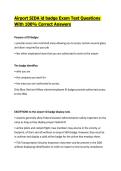 Airport SIDA id badge Exam Test Questions With 100&percnt; Correct Answers New 2026 Update&NewLine;