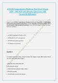ATI RN Comprehensive Predictor Exit Exam Actual Exam 2023&sol;2026 &vert; All 180 Questions and Answers &vert; Graded A&plus; &vert; Latest Update &vert; Brand New Version&excl; for ATI RN Comprehensive Predictor Exit