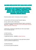 NJ Core Pesticide Applicator Exam Questions & Answers