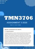 TMN3706 Assignment 3 2026 - Distinction &vert; Due 31 July 2026