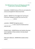 Bio 1002 Exam &vert; FULLY COVERED Exam &vert;QUESTIONS & ANSWERS&vert; already graded A&plus; &lpar;COMPLETE BUNDLE&rpar; UPDATED&excl;&excl;&excl;
