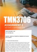 TMN3706 Assignment 2 2026  &vert; Due 9 September 2026 - Distinction Guaranteed 