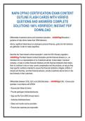 NAPA CPFA&reg; CERTIFICATION 5 EXAM VERSIONS 2026&sol;2027