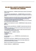 SFL 223 FINAL &lpar;LEAVITT&rpar; EXAM WITH COMPLETE SOLUTIONS 100&percnt; VERIFIED&excl;&excl;