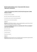 NR 222 Health & Wellness Exam 1 Study Guide 2026 &vert;Answers&NewLine;&vert;Rationales &vert;Chamberlain
