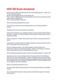 HCD 303 Exam Answered&NewLine;&NewLine;