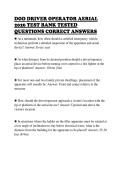 DOD DRIVER OPERATOR AERIAL&NewLine;2026 TEST BANK TESTED&NewLine;QUESTIONS CORRECT ANSWERS