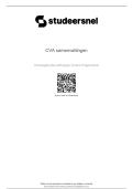 Samenvatting AFP CVA