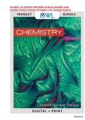 Test Bank - for Chemistry 10th Edition by Steven Zumdahl&comma; Susan Zumdahl&comma; Donald J&period; DeCoste&comma; All Chapter 1-22 &vert; Complete Guide A&plus;