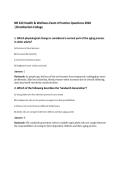 NR 222 Health & Wellness Exam 4 Practice Questions 2026&NewLine;&vert;Chamberlain College