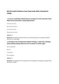 NR 222 Health & Wellness Exam Study Guide 2026 &vert;Chamberlain&NewLine;College