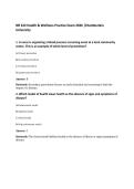 NR 222 Health & Wellness Practice Exam 2026 &vert;Chamberlain&NewLine;University