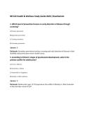 NR 222 Health & Wellness Study Guide 2026 &vert;Chamberlain