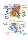 Map of Unification Processes of Italy & Germany