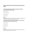 NR 222 Health & Wellness Week 2 Study Guide 2026 &vert;Chamberlain&NewLine;College