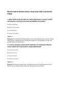 NR 222 Health & Wellness Week 3 Study Guide 2026 &vert;Chamberlain&NewLine;College