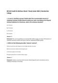 NR 222 Health & Wellness Week 7 Study Guide 2026 &vert;Chamberlain&NewLine;College