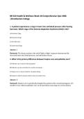 NR 222 Health & Wellness Week 10 Comprehensive Quiz 2026&NewLine;&vert;Chamberlain College
