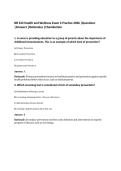 NR 222 Health and Wellness Exam 3 Practice 2026 &vert;Questions&NewLine;&vert;Answers &vert;Rationales &vert;Chamberlain