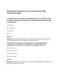 NR 222 Health and Wellness Exam 5 Practice Questions 2026&NewLine;&vert;Chamberlain College