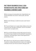 EMT FISDAP READINESS EXAM 2 2026&NewLine;REVISION NOTES AND STRUCTURED EMT&NewLine;READINESS OVERVIEW GUIDE